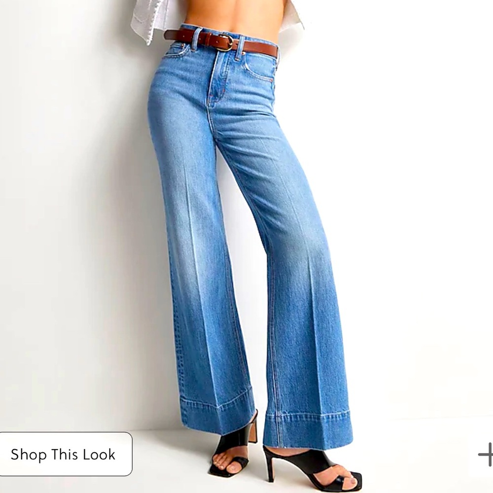 JCrew wide leg demon trouser